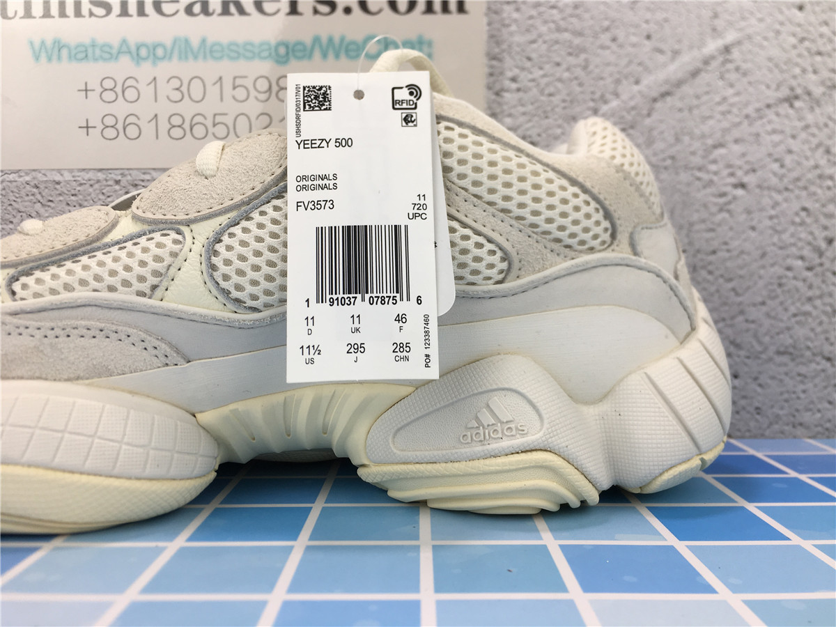 Yeezy 500 Bone White FV3573